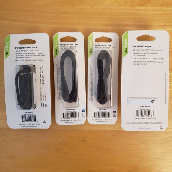 CELLCandy Portable Power Pack, Sync Cable, USB Wall Charger - Picture 4 of 6